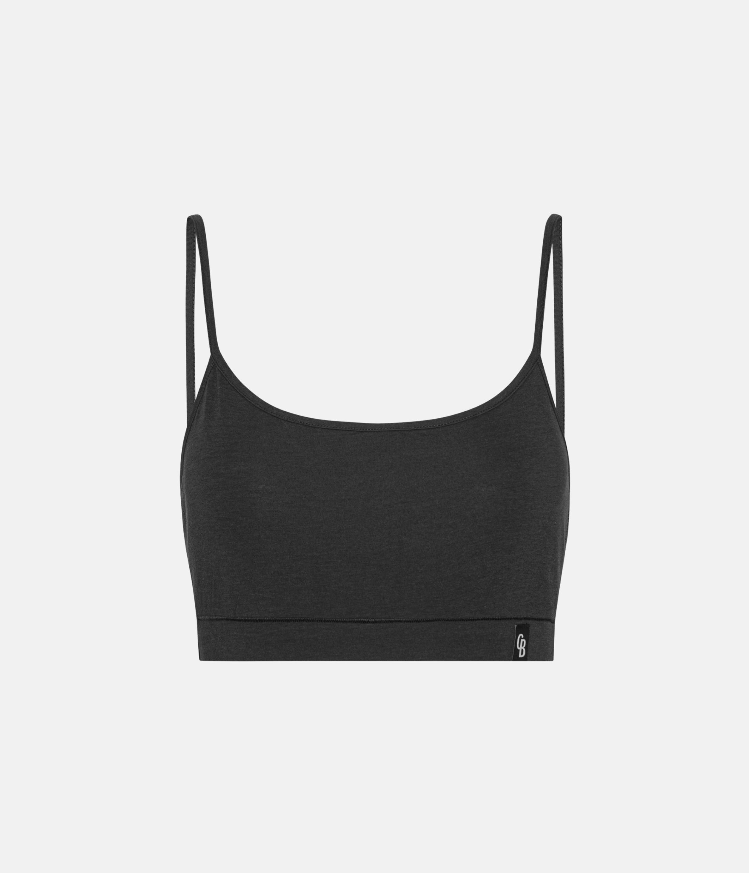 BH Top med Tynde Stoppe 4 Pak - Sort/Cream