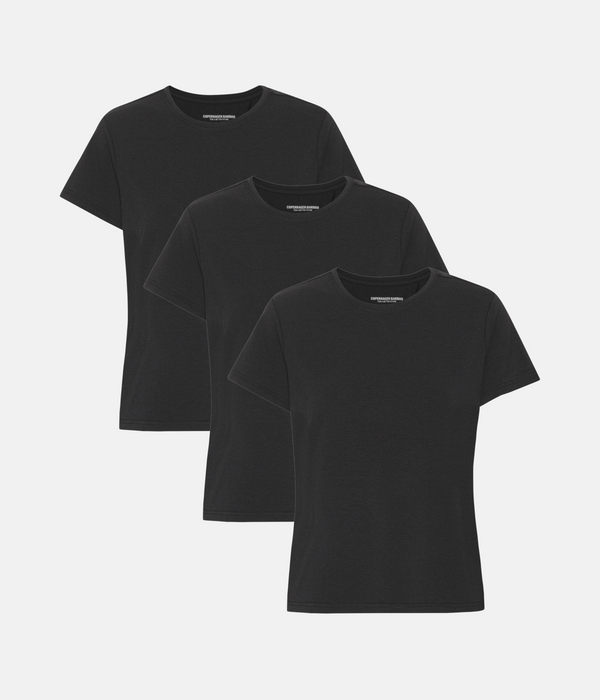 3 pack black bamboo T-shirt