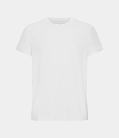 Hvid crew neck bambus T-shirt S Copenhagen Bamboo