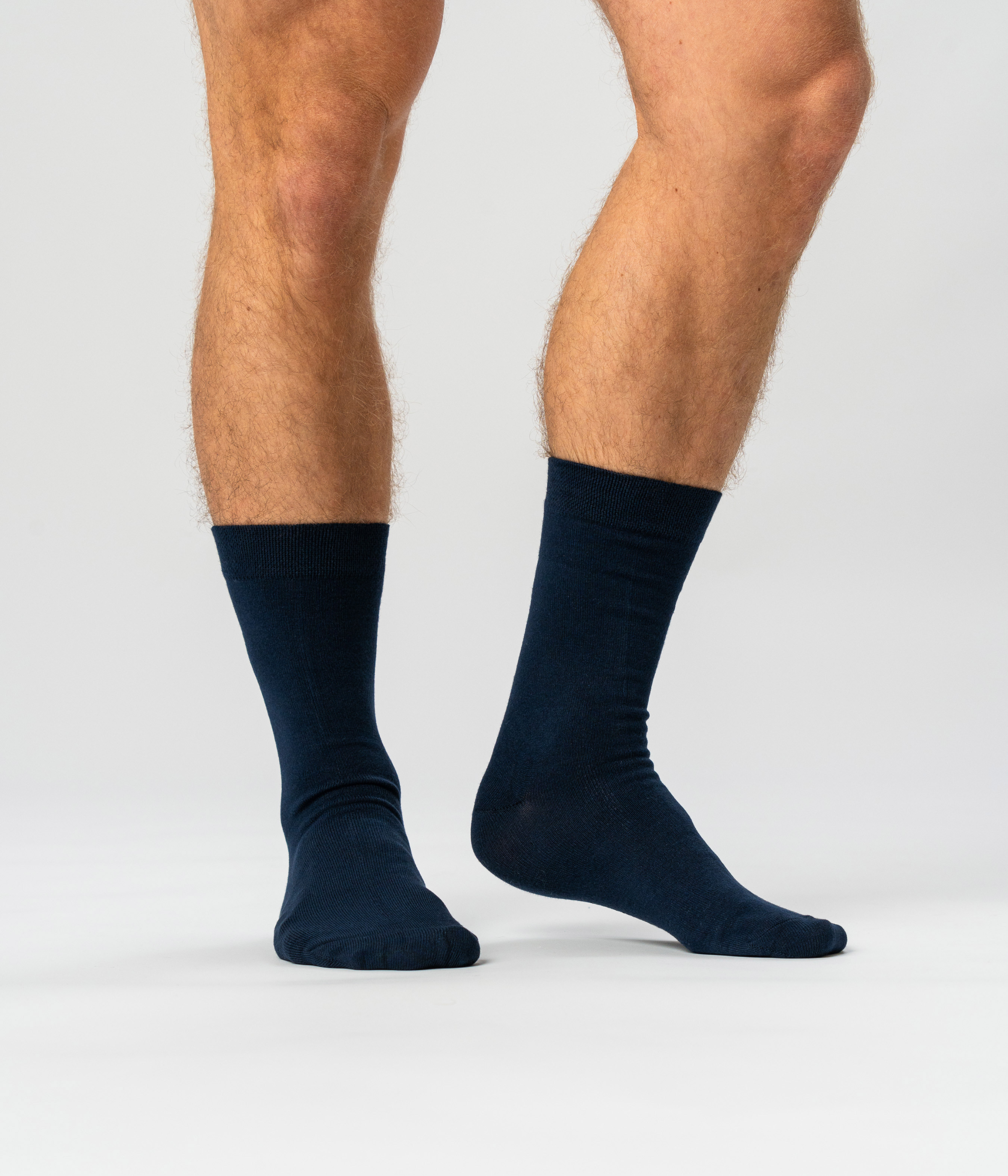 10 Par Bambus Strømper - Sort/Navy