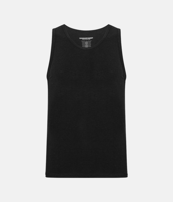 4 pack black bamboo tank tops