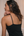 Black bamboo slip dress
