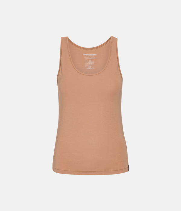 4 pack bamboo tops tan/cream
