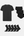 Bamboo Package - T-shirt & Men's Briefs & Socks - Black