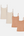 4 pack bamboo tops with thin straps tan/cream