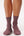 10 pairs of bamboo socks low cut white/mauve mix