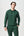 Green bamboo hoodie with logo