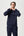 Navy bamboo hoodie with logo
