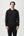 Black bamboo zip-up hoodie