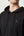 Black bamboo hoodie jogging set with zipper