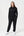 Black bamboo hoodie jogging set with logo