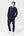 Navy bamboo hoodie jogging set with logo