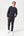 Dark grey bamboo jogging suit with logo