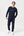 Navy bamboo jogging set with logo