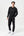 Black bamboo jogging suit with logo