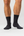 10 pairs of bamboo socks low cut black/dark grey