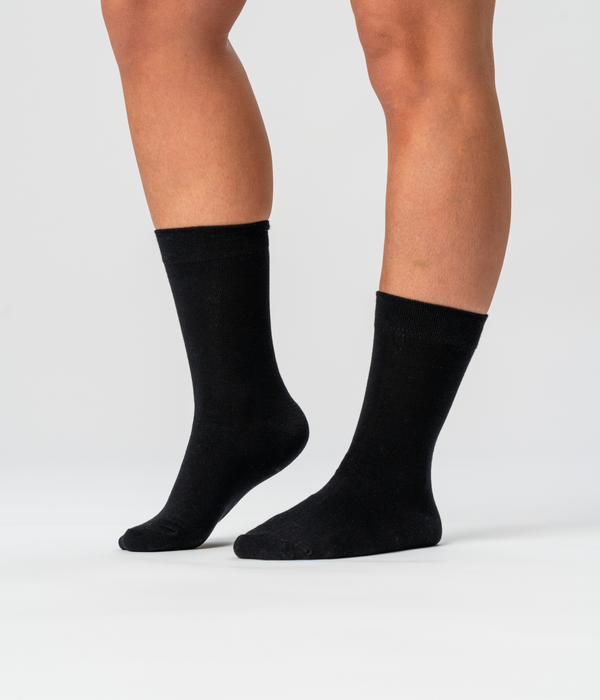 Bamboo Package - T-shirt &amp; Maxi Panties &amp; Socks - Black