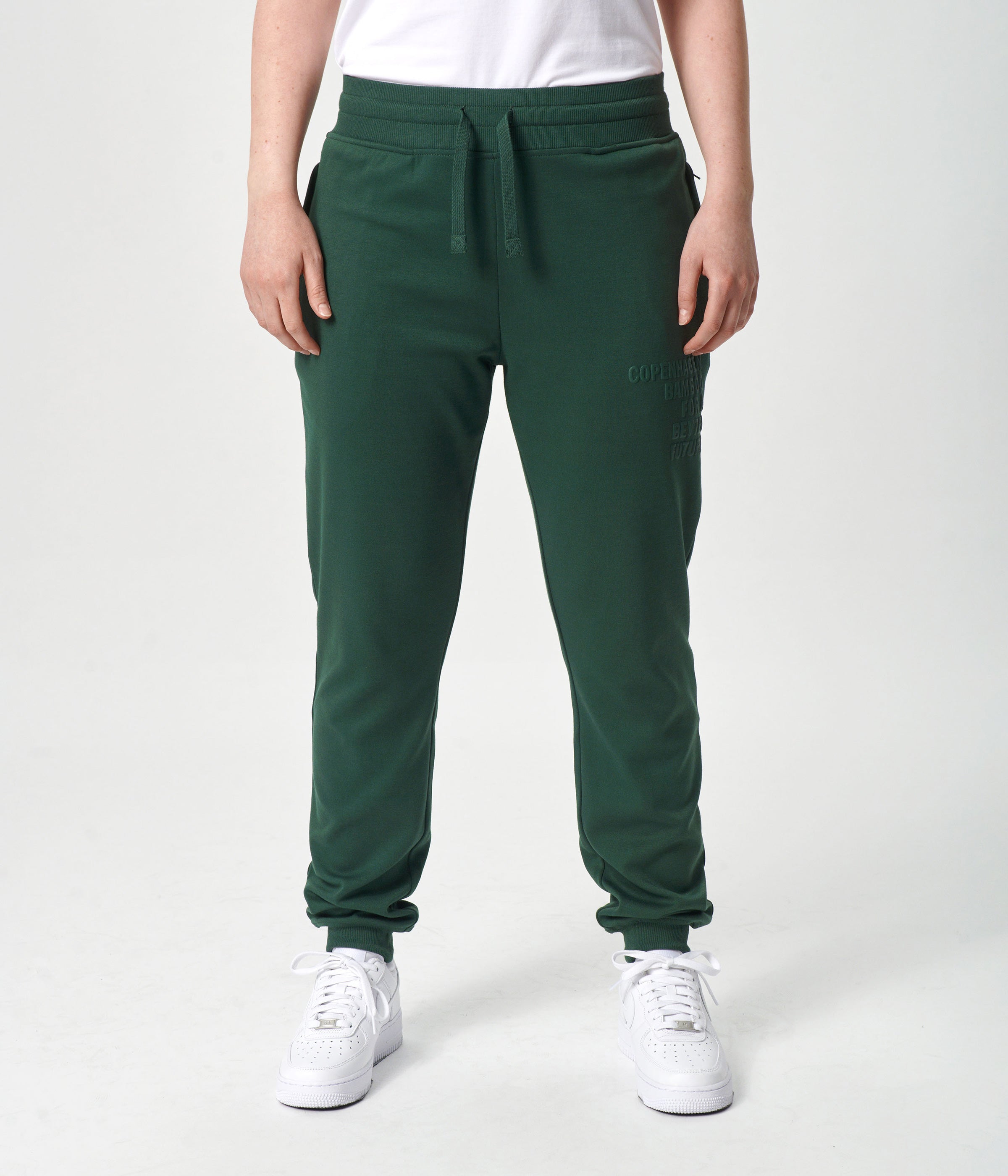 Grønne bambus sweatpants med logo    Copenhagen Bamboo