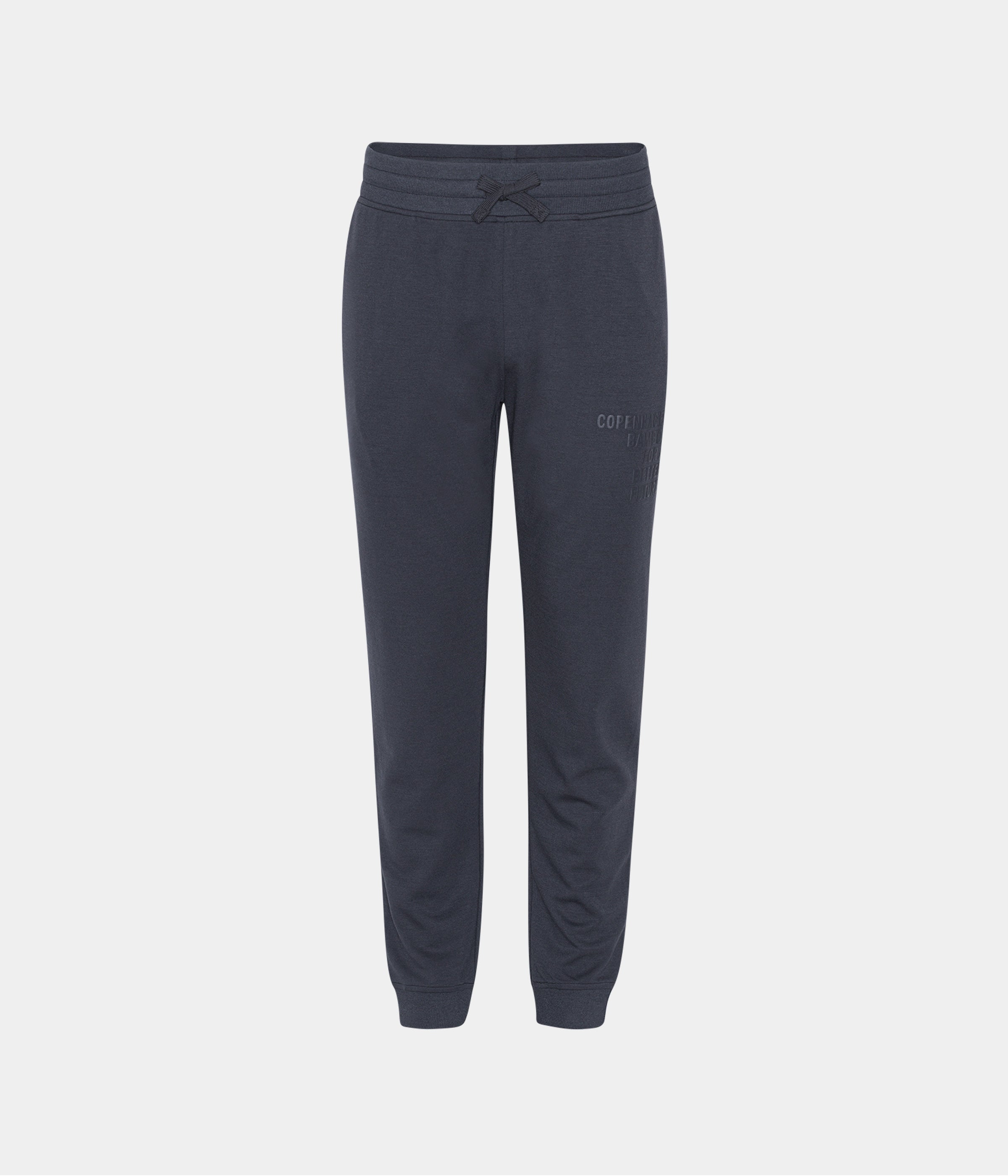 Mørkegrå bambus sweatpants med logo XS   Copenhagen Bamboo