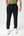 Black bamboo sweatpants with logo