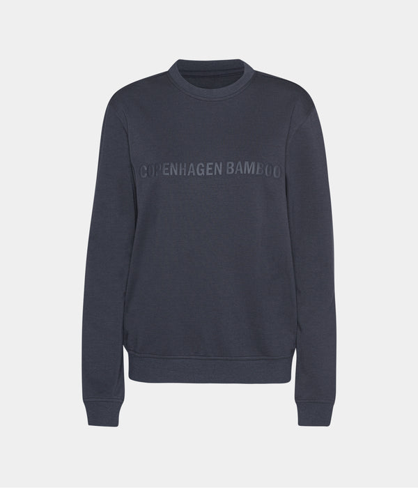 Dark grey bamboo sweatshirt with logo XS   Copenhagen Bamboo