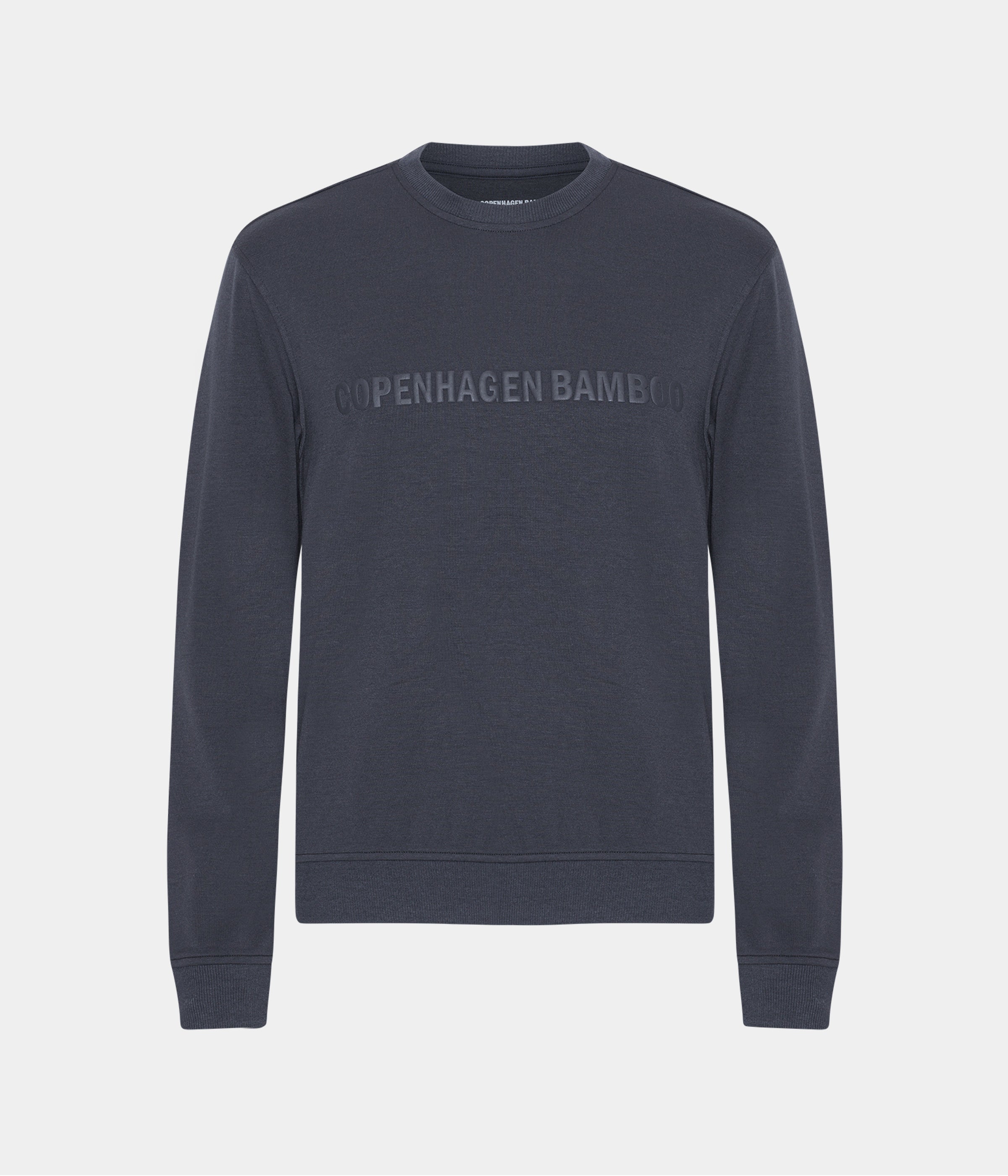 Mørkegrå bambus sweatshirt med logo XS   Copenhagen Bamboo