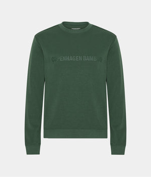 Green bamboo sweatshirt with logo XS   Copenhagen Bamboo