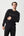 Black bamboo sweatshirt with logo