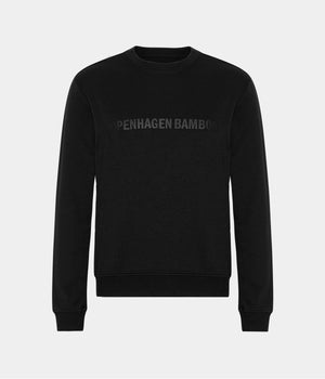 Black bamboo sweatshirt with logo XS   Copenhagen Bamboo
