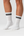 6 pairs of bamboo tennis socks white with black stripes/navy with white stripes