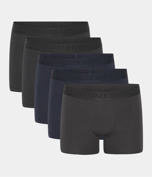 Bamboo underwear - 5 pack black - navy - gray S   Copenhagen Bamboo