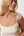 4 pack bamboo tops with thin straps tan/cream