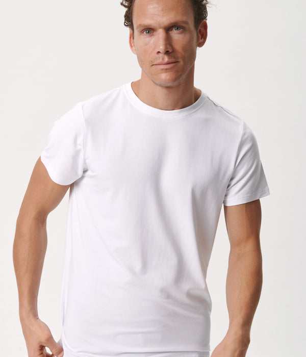 3 pack bamboo T-shirt white/white/black