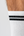 6 pairs of bamboo tennis socks white with black stripes/navy with white stripes