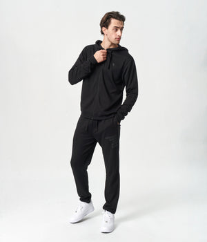 Black bamboo zip up hoodie track suit XS   Copenhagen Bamboo